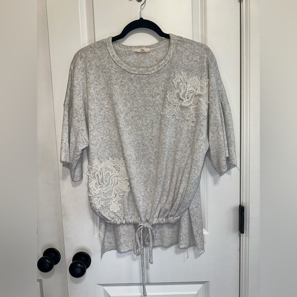 Hummingbird Tops - Hummingbird Grey Sweater Top